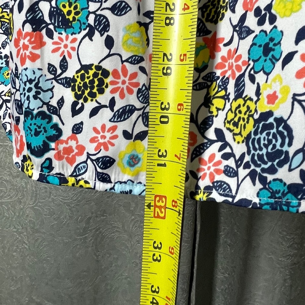Women’s NWT 2X Terra & Sky Multi Floral Pastels Top - Picture 14 of 15